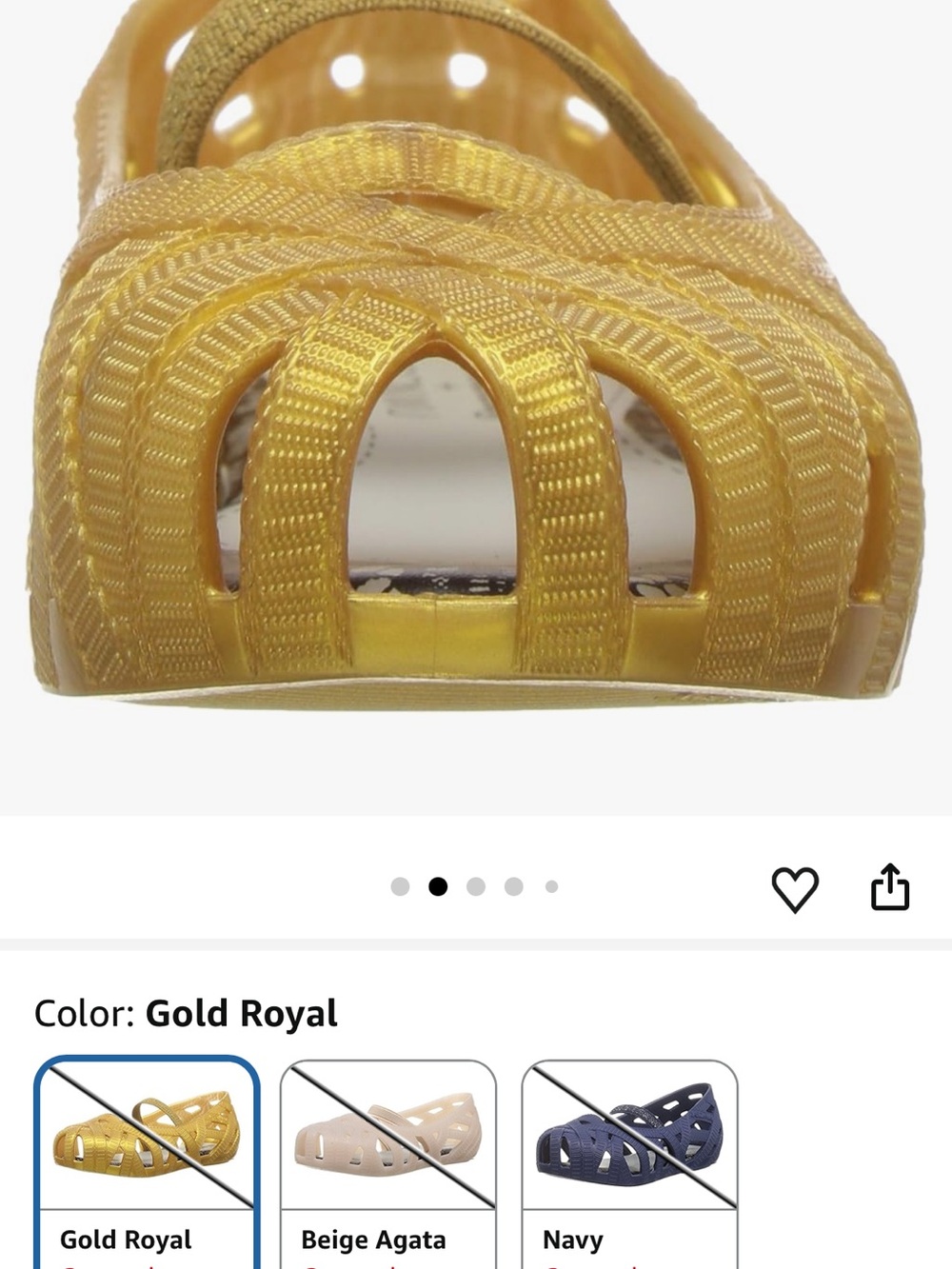 Mini Melissa x Jason Wu Kids Gold Mary Jane Jelly Sandals Size 12 - Picture 2 of 12